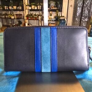 Coach 75th Anniversary Leather Accordion Zip Wallet